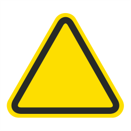 Image result for yellow hazard sign
