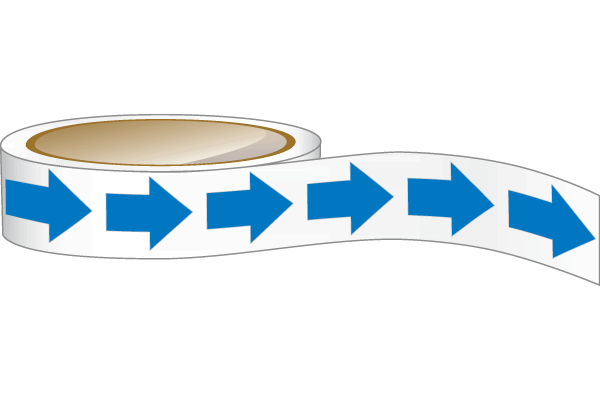 Blue Floor Marking Arrow