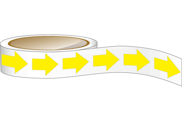 Yellow Floor Marking Arrow