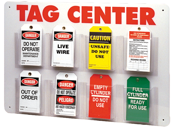 Tag Station with 8 pockets