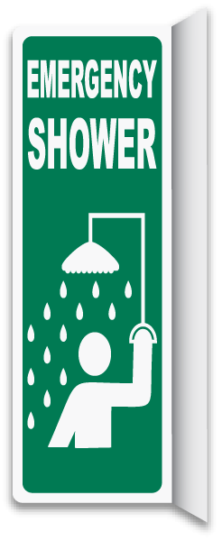 Emergency Shower Sign
