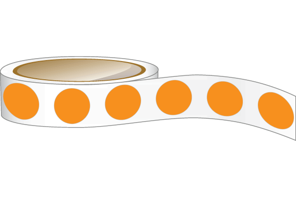 Orange Floor Marking Dot