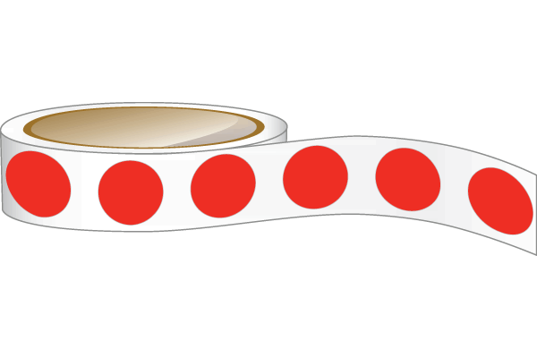 Red Floor Marking Dot