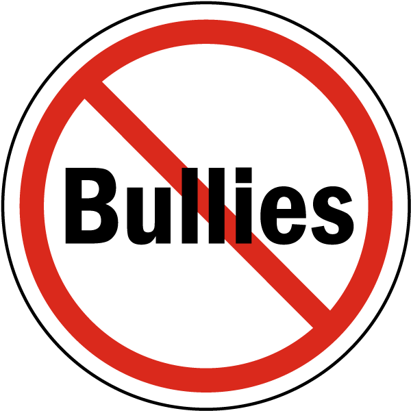 No Bullies Label