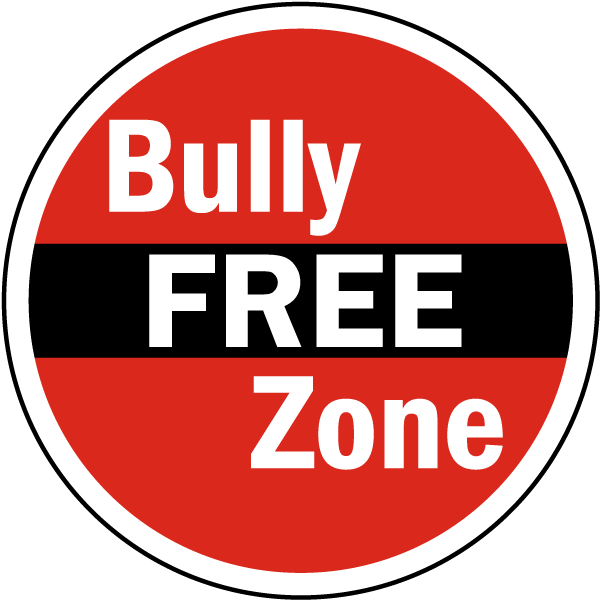 Bully Free Zone Label