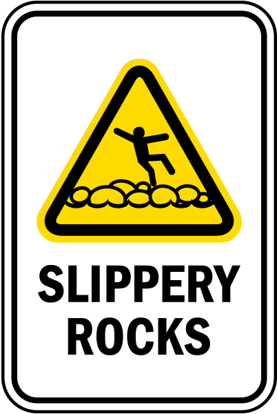 Slippery Rocks sign