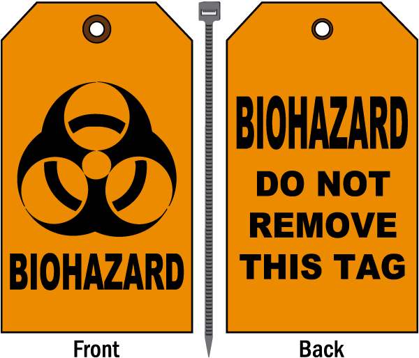 Biohazard tag
