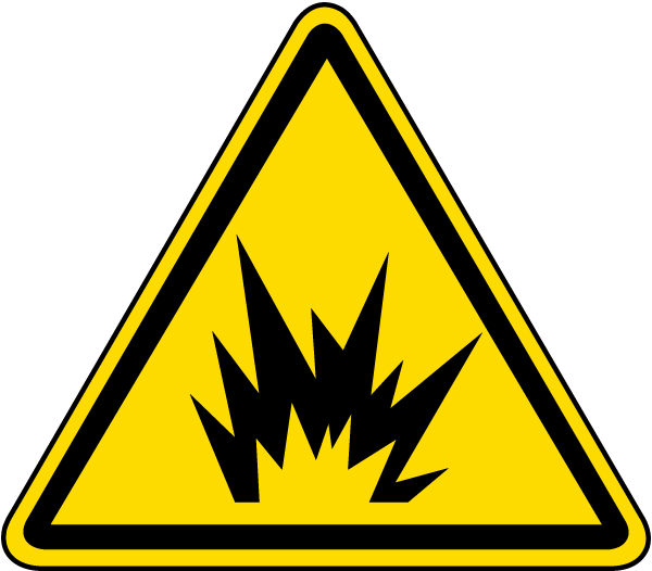 International Arc Flash Hazard Symbol Label