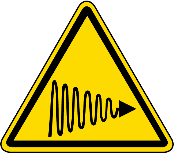 International UV Light Hazard Symbol Label