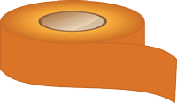 Orange Vinyl Tape