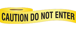 Caution Do Not Enter Barricade Tape