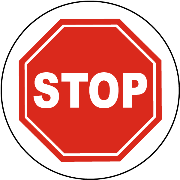 Stop Floor Marker