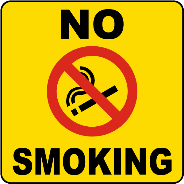 No Smoking Traffic Cone Accessory