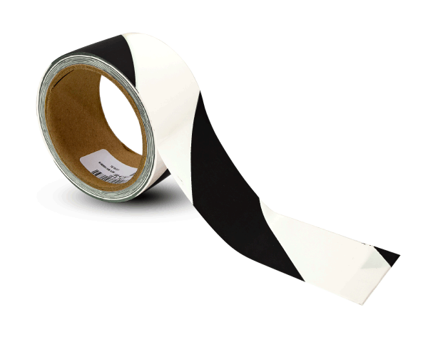 White/Black Striped Tape