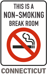 Connecticut This is a non-smoking break room