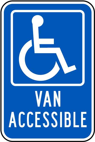 Handicapped Parking Sign-Van Accessible