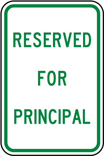 Reserved For Principal Sign