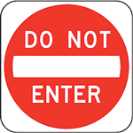 Do Not Enter Sign