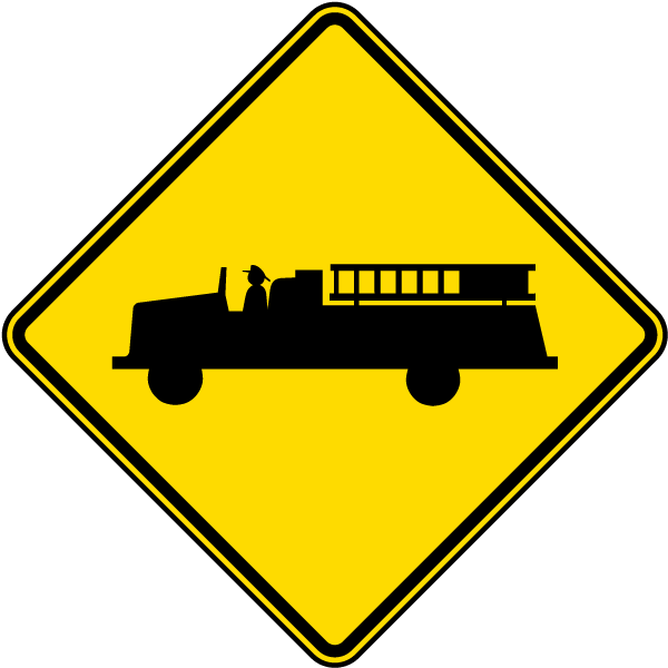 Emergency Vehicle Sign