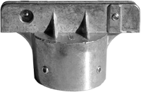 Round Post Street Name Sign Bracket