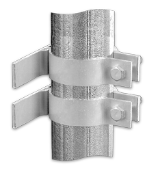 Round Post Aluminum Interlocking Bracket Set of 2