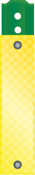 3'' x 72'' Yellow Diamond Grade Reflective Panel