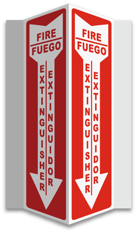 Bilingual Fire Extinguisher / Extinguidor de Fuego