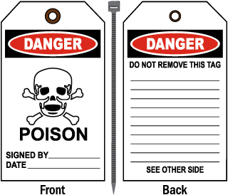 Danger Poison - Signed By:.. Tag
