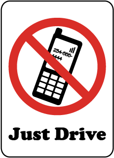 Just Drive Sign