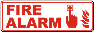Fire Alarm Sign