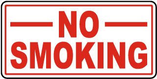 No Smoking Sign
