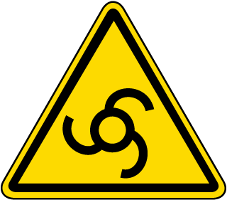 International Automatic Start-Up Hazard Symbol Label