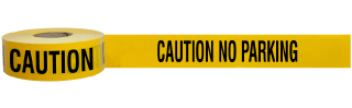 Caution No Parking Barricade Tape