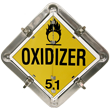 Aluminum Solid frame, flip type, 11 Placards included