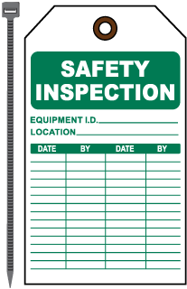 Safety Inspection Tag