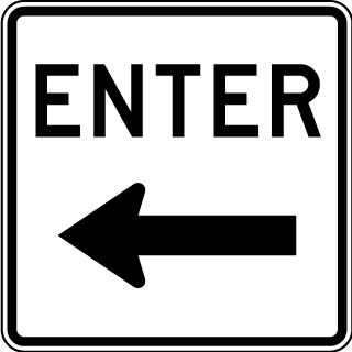 Enter Sign with left arrow