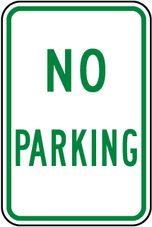 No Parking Sign