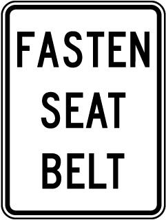 Fasten Seat Belt Sign