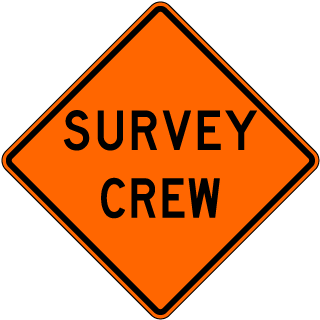 Survey Crew Sign 