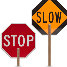2 sided Traffic Stop/Slow