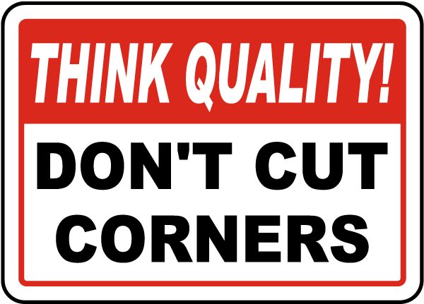 Képtalálat a következőre: „cut corners”
