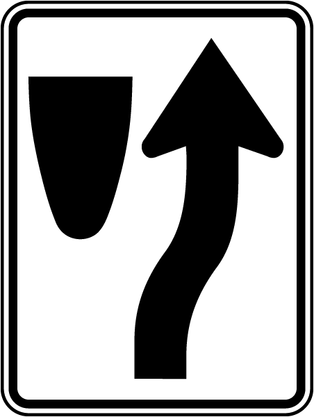 Keep Right Sign X4543 - by SafetySign.com