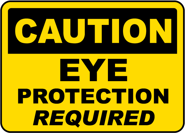 Eye Protection Required Sign I2353 - by SafetySign.com