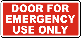 Emergency Exit Signs