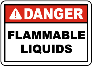 Flammable Labels, Flammable Warning Labels