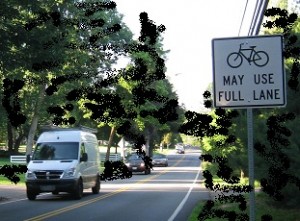 bikes may use full lane