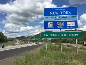 I love NY highway sign