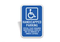 Massachusetts Accessible Parking Sign