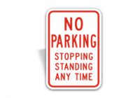 No Parking, Stopping, or Standing Sign