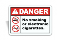 No Smoking or Electronic Cigarettes Sign
